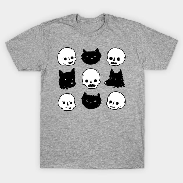 Silly Skellies T-Shirt by Little Spooky Studio